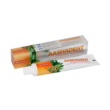 Зубная паста Кардамон & Имбирь Aasha Herbals