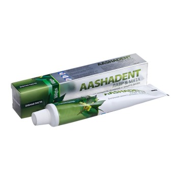 Зубная паста Лавр & Мята Aasha Herbals