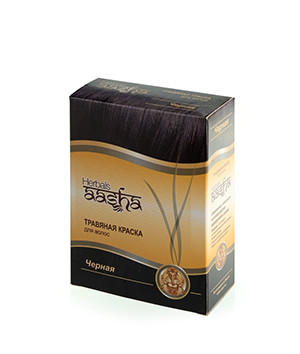 Травяная краска для волос Черная Aasha Herbals