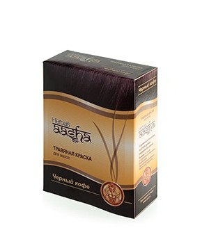 Травяная краска для волос Черный кофе Aasha Herbals