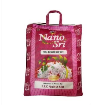 Рис сона масури среднезерный 5 кг. Nano Sri